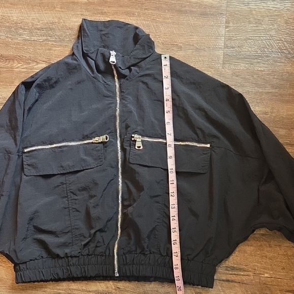 Zara Women Track Suit With Cropped Bomber Jacket & Cargo Pants XS Black - Picture 15 of 16